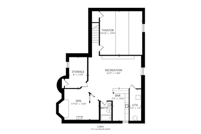 1206 Lathrop Ave, River Forest, IL 60305 - view of floor plan / room layout