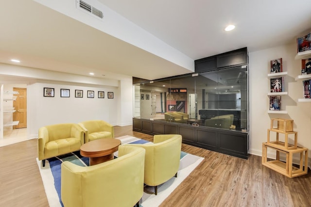 1206 Lathrop Ave, River Forest, IL 60305 - living room with light wood-type flooring and recessed lighting