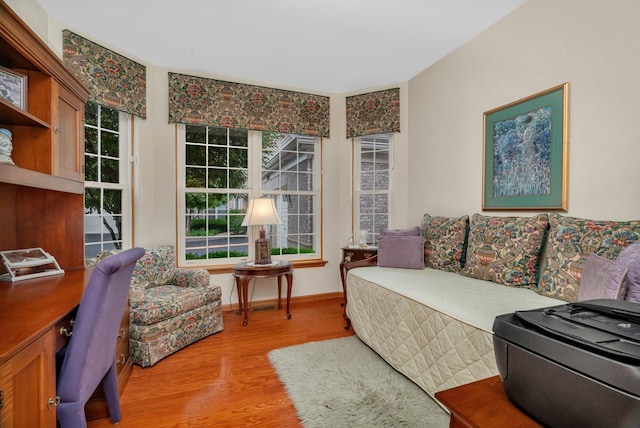 20910 W Blossom Ln, Plainfield, IL 60544 - living area featuring light wood-style flooring and baseboards