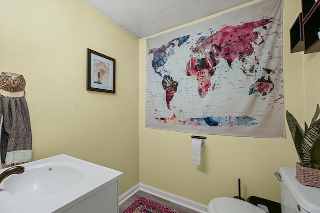 1704 Chevy Chase Dr, Champaign, IL 61821 - bathroom with toilet and vanity