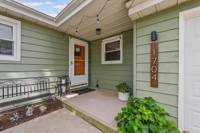 1704 Chevy Chase Dr, Champaign, IL 61821 - doorway to property featuring covered porch