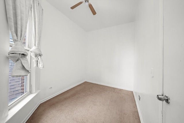 5522 S Wells St, Chicago, IL 60621 - carpeted spare room featuring ceiling fan and baseboards