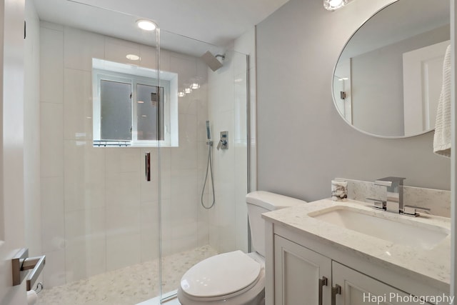 813 E Gardenia Ln, Palatine, IL 60074 - full bathroom with vanity and a stall shower