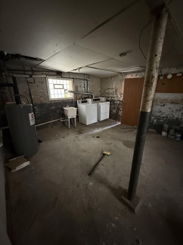 7544 S Sangamon St, Chicago, IL 60620 - basement with separate washer and dryer and water heater