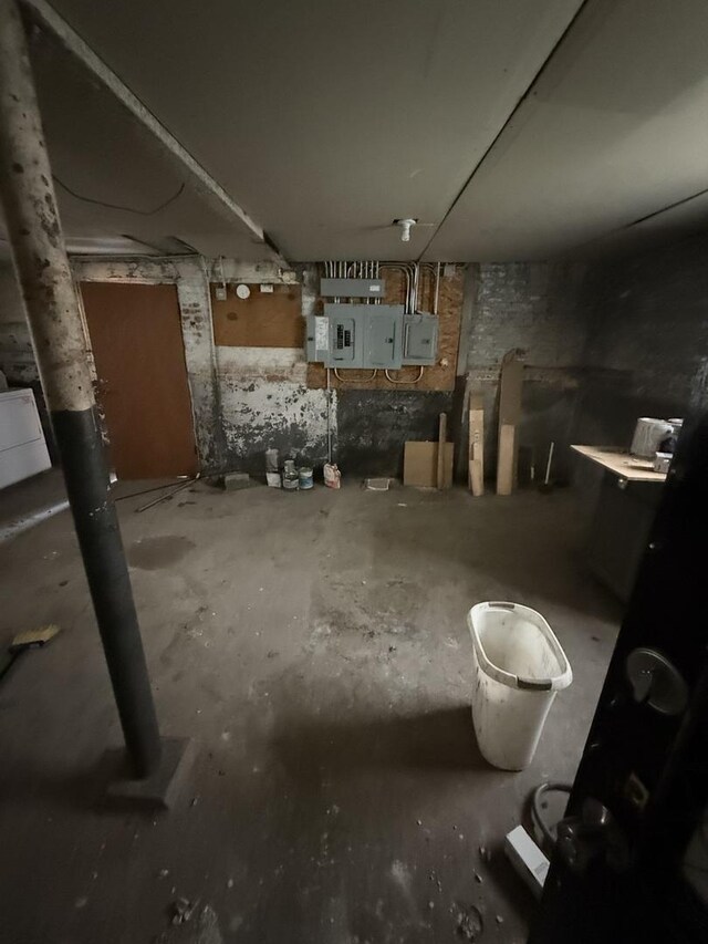 7544 S Sangamon St, Chicago, IL 60620 - unfinished basement with electric panel