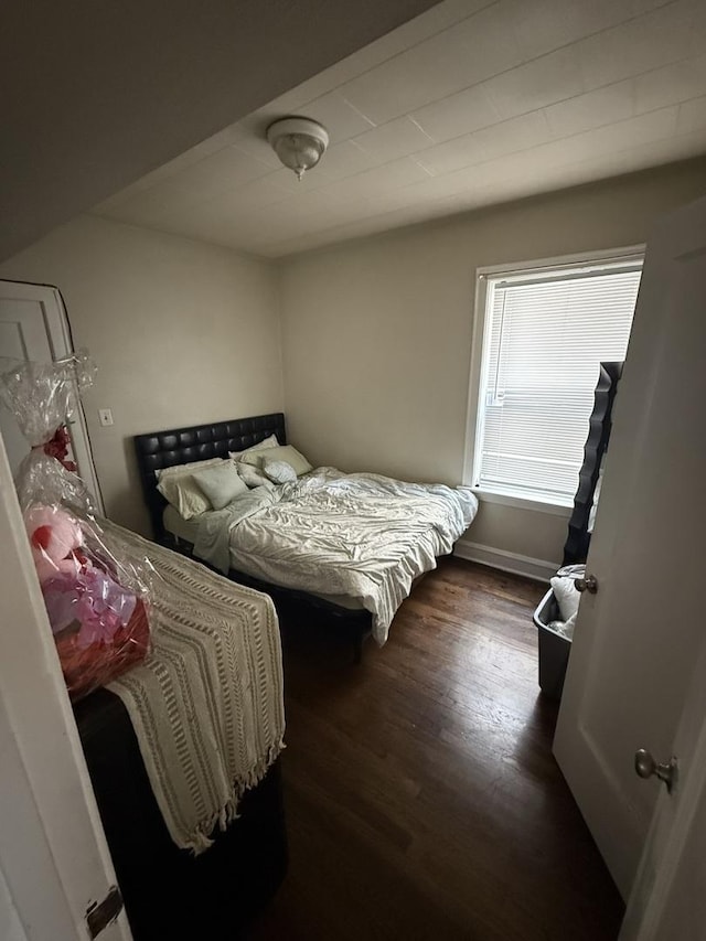 7544 S Sangamon St, Chicago, IL 60620 - bedroom with dark wood-style flooring and baseboards