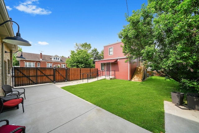 2347 Clarence Ave, Berwyn, IL 60402 - view of yard featuring a gate