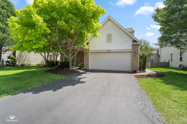 2008 Crosswind Dr, Plainfield, IL 60586 - view of front of home featuring brick siding and driveway