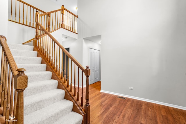 2008 Crosswind Dr, Plainfield, IL 60586 - stairs featuring wood finished floors and baseboards