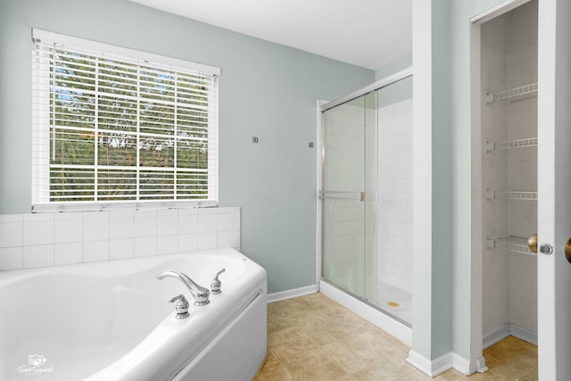2008 Crosswind Dr, Plainfield, IL 60586 - bathroom featuring a bath and a shower stall
