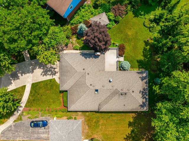 1447 Hillcrest Rd, Downers Grove, IL 60516 - aerial view of property and surrounding area