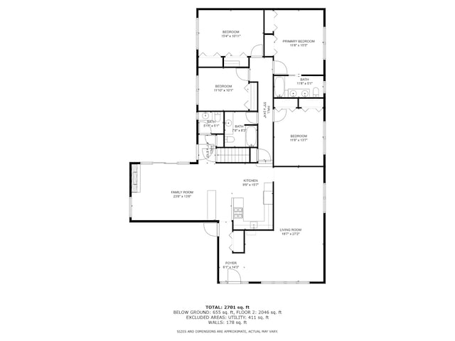 1447 Hillcrest Rd, Downers Grove, IL 60516 - view of home floor plan