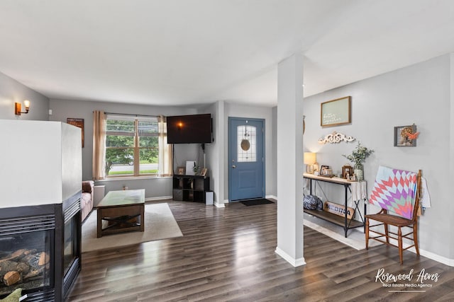 840 Peony Ln, Bourbonnais, IL 60914 - living area featuring wood finished floors