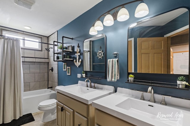840 Peony Ln, Bourbonnais, IL 60914 - bathroom with vanity and shower / bath combination with curtain