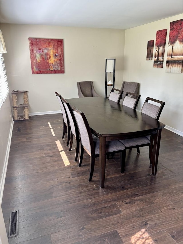 847 Teverton Ln, Crystal Lake, IL 60014 - dining area with baseboards and dark wood-type flooring