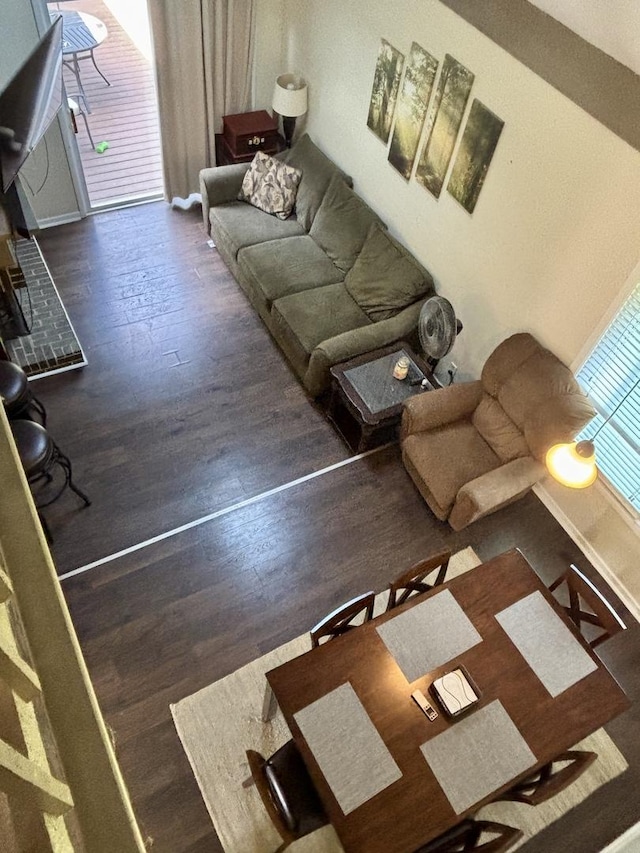 847 Teverton Ln, Crystal Lake, IL 60014 - living room with wood finished floors and a wood stove