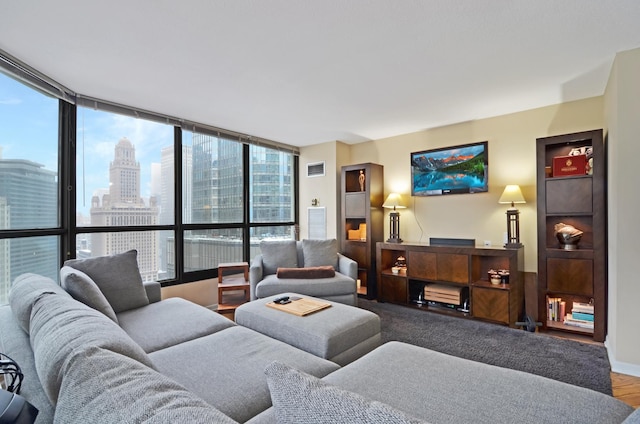 405 N Wabash Ave Unit 2211, Chicago, IL 60611 - living area with healthy amount of natural light
