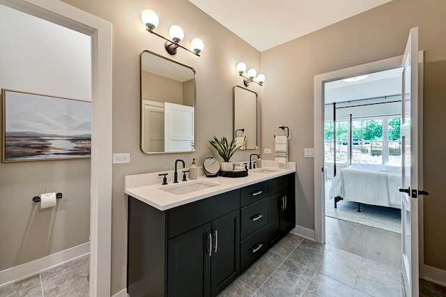 12830 Marble St Unit 25A, Lemont, IL 60439 - full bathroom featuring double vanity and ensuite bath