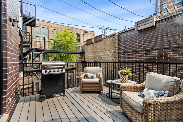 2769 N Kenmore Ave Unit 1, Chicago, IL 60614 - deck with a grill
