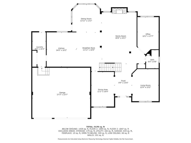 5327 Bamboo Ln, Naperville, IL 60564 - view of floor plan / room layout