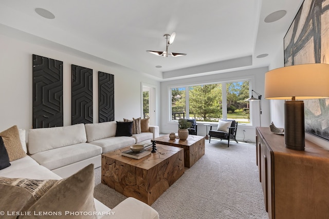 20 Pinnacle Ct, Naperville, IL 60565 - living area with light colored carpet and a raised ceiling