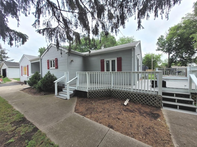 36441 N James Ct, Lake Villa, IL 60046 - ranch-style house featuring a deck