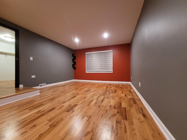 36441 N James Ct, Lake Villa, IL 60046 - unfurnished room featuring light wood finished floors and recessed lighting