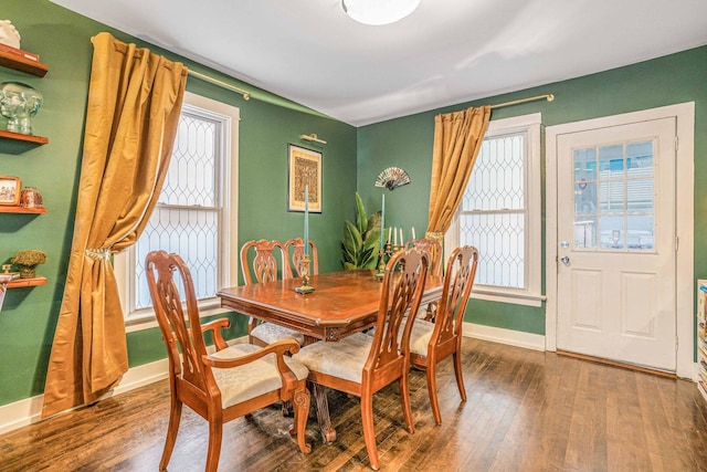 4025 W 24th St, Chicago, IL 60623 - dining area with wood finished floors