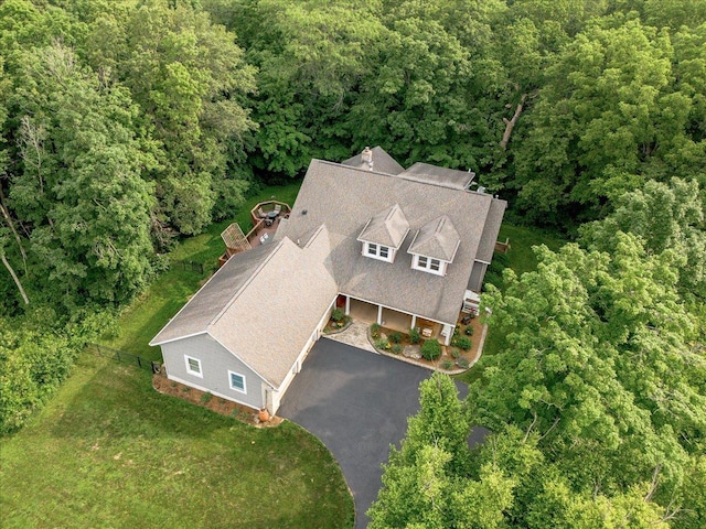 2 Timber Ridge Ln, Mansfield, IL 61854 - view from above of property with a forest