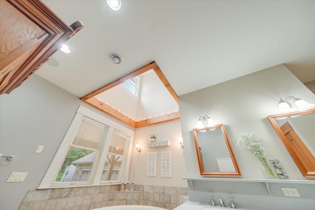 2 Timber Ridge Ln, Mansfield, IL 61854 - bathroom featuring a bath and a sink