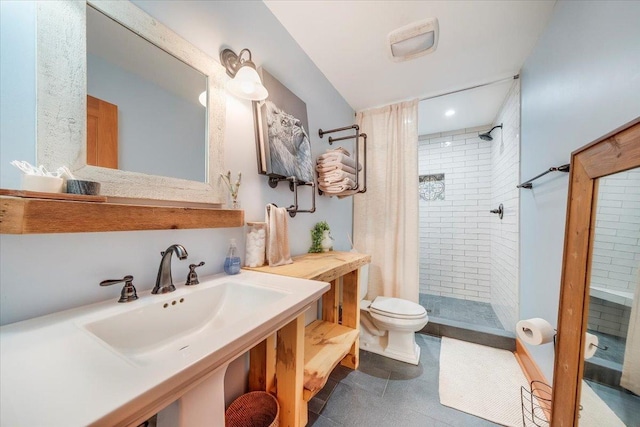2 Timber Ridge Ln, Mansfield, IL 61854 - full bath with a tile shower and toilet