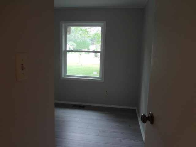 9802 Gallek Rd, Fox River Grove, IL 60021 - unfurnished room with plenty of natural light and wood finished floors