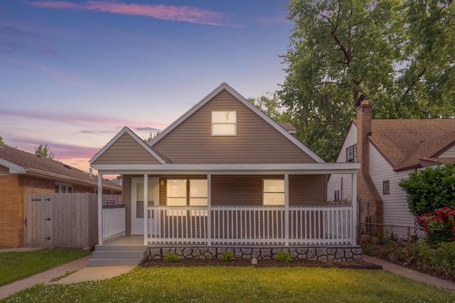 5707 W 82nd Pl, Burbank, IL 60459 - bungalow featuring a porch