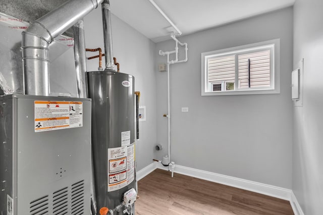 5707 W 82nd Pl, Burbank, IL 60459 - utility room with water heater and heating unit