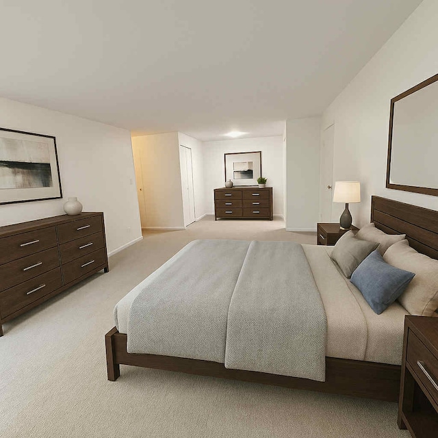 1125 Lake Cook Rd Unit 209, Northbrook, IL 60062 - bedroom featuring light colored carpet
