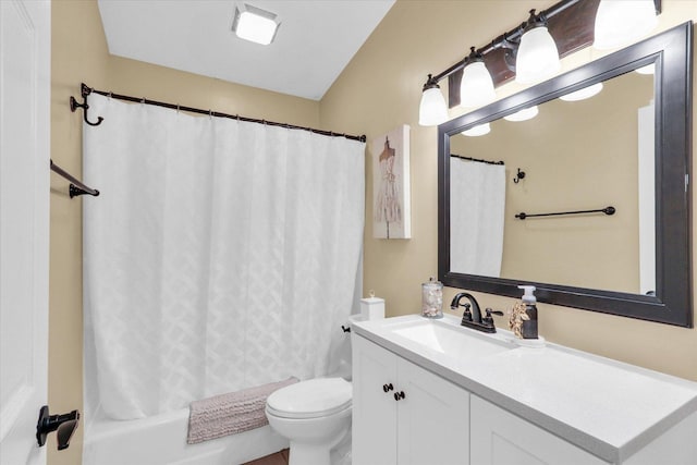 1825 Parkdale Dr, Champaign, IL 61821 - full bathroom with vanity and shower / bathtub combination with curtain