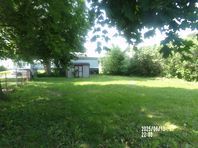 503 E Mason St E, Polo, IL 61064 - view of yard with a storage shed