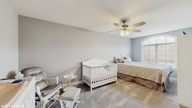14948 S Preserve Dr, Lockport, IL 60441 - carpeted bedroom featuring a ceiling fan and baseboards