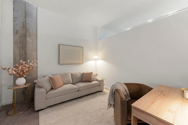 700 N Larrabee St Unit 2010, Chicago, IL 60654 - living area featuring light carpet and baseboards