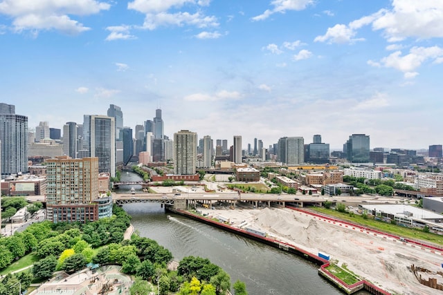 700 N Larrabee St Unit 2010, Chicago, IL 60654 - skyline view with a notable bridge and a nearby body of water