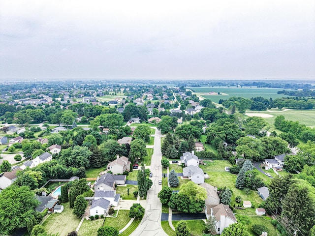 307 Valley Rd, North Aurora, IL 60542 - aerial view of property and surrounding area with nearby suburban area
