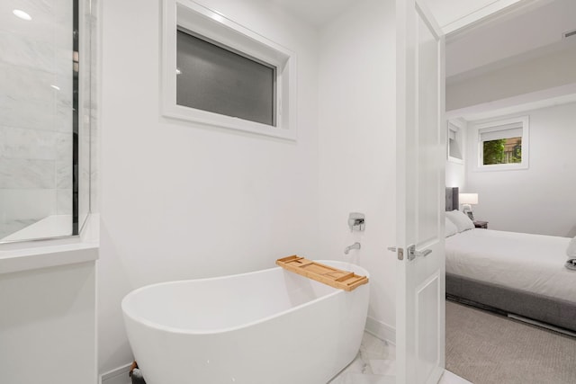 832 W Altgeld St Unit 1, Chicago, IL 60614 - bathroom with ensuite bath and a soaking tub