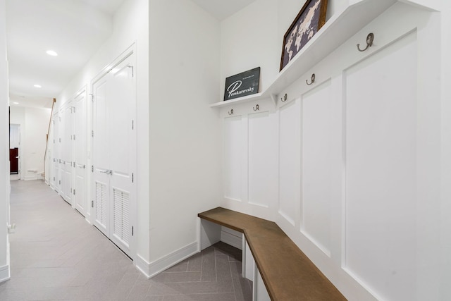 832 W Altgeld St Unit 1, Chicago, IL 60614 - mudroom with recessed lighting and tile patterned flooring