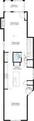 832 W Altgeld St Unit 1, Chicago, IL 60614 - view of room layout