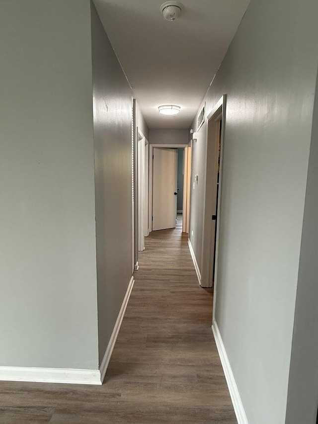 907 Gael Dr Unit D, Joliet, IL 60435 - corridor with dark wood-type flooring