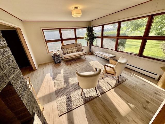 221 Thornbrook Rd, Dekalb, IL 60115 - sunroom featuring baseboard heating