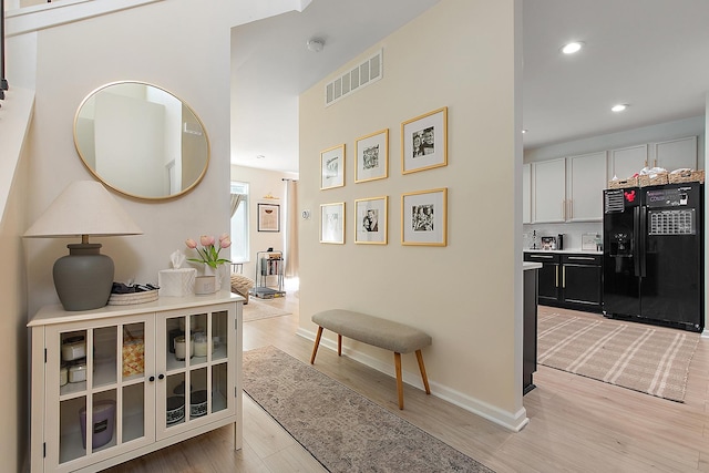 1526 Peachtree Ln, Lockport, IL 60441 - hallway featuring recessed lighting and light wood-style flooring
