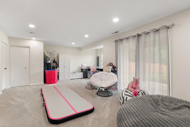 1602 Peachtree Ln, Lockport, IL 60441 - carpeted bedroom with recessed lighting
