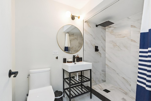 1528 Peachtree Ln, Lockport, IL 60441 - bathroom with curtained shower and toilet