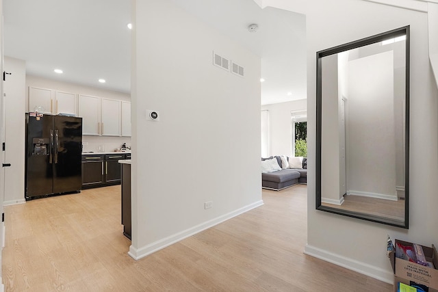 1528 Peachtree Ln, Lockport, IL 60441 - corridor featuring light wood-type flooring and recessed lighting